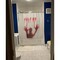 72 Inch Help Me Blood Stained Shower Curtain Horror Decoration